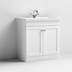 800mm Floor Standing 2-Door Vanity & Basin 1TH