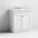 800mm Floor Standing 2-Door Vanity & Basin 3TH