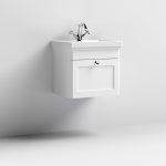 500mm Wall Hung 1-Drawer Vanity & Basin 1TH