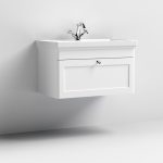 800mm Wall Hung 1-Drawer Vanity & Basin 1TH