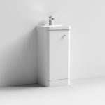 400mm Floor Standing 1-Door Vanity & Basin