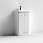 500mm Floor Standing 2-Door Vanity & Basin