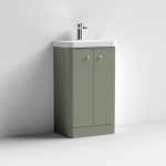 500mm Floor Standing 2-Door Vanity & Basin - Image 3