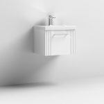 500mm Wall Hung Single Drawer Vanity With Thin-Edge Basin