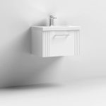 600mm Wall Hung Single Drawer Vanity Thin-Edge Basin