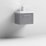 500mm Wall Hung Single Drawer Vanity With Thin-Edge Basin - Image 2