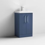 500mm Floor Standing 2 Door Vanity & Mid-Edge Basin - Image 4