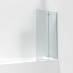 Square Hinged Bath Screen with Hinge