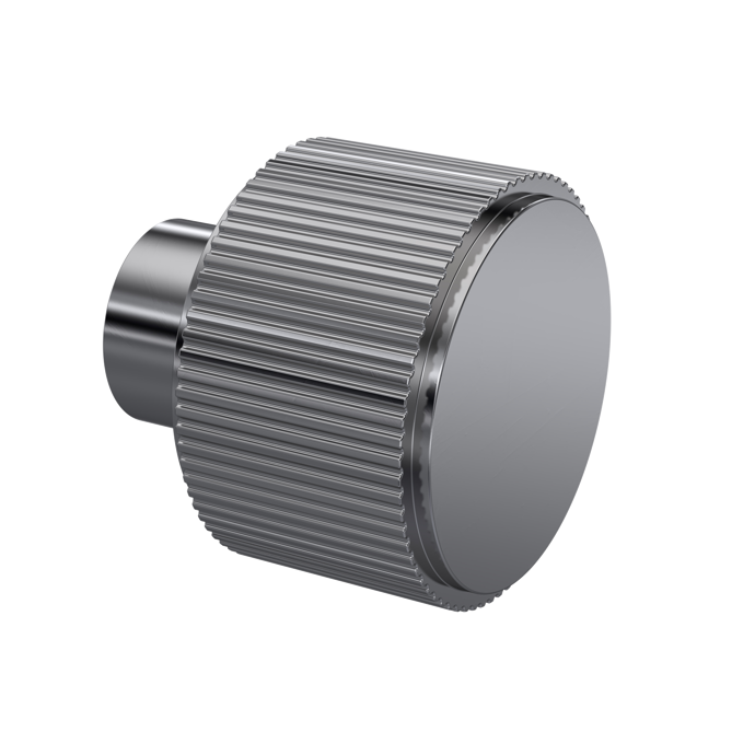 H717.png Fluted Furniture Knob - Image 1