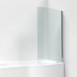 Curved Hinged B-Bath Screen