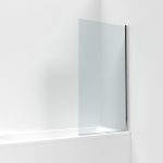 Square Hinged Bath Screen