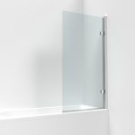 Square Hinged Bath Screen