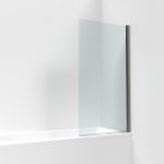 Square Hinged Bath Screen