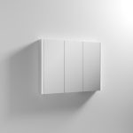 900Mm Mirror Cabinet 3 Door White Gloss