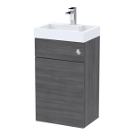 500Mm 2 In 1 Wall Cabinet And Vanity Unit With Basin - Image 4