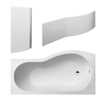 B-Bath, Screen & White Acrylic Panel