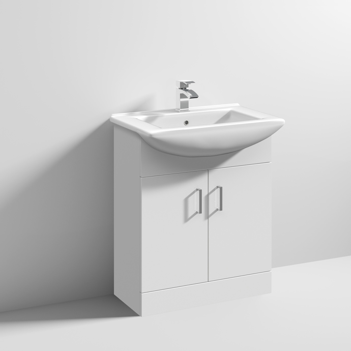 VTM650-Mayford-nuie-web.jpg 650Mm Floor Standing Unit White Square Basin - Image 1
