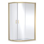 Lucie 8mm Brushed Brass Offset Quadrant