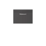 Wall Hung 1 Drawer Vanity Unit 600mm - Image 2