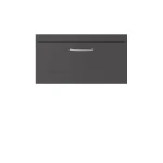 Wall Hung 1 Drawer Vanity Unit 800mm - Image 2