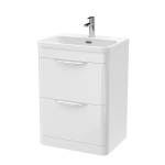 600mm Floor Standing Vanity & Thin Edge Ceramic Basin