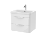 600mm Wall Hung Vanity & Thin Edge Ceramic Basin