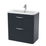 800mm Floor Standing Vanity & Thin Edge Ceramic Basin - Image 2