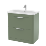 800mm Floor Standing Vanity & Thin Edge Ceramic Basin - Image 3