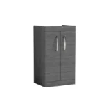 Floor Standing 2 Door Vanity Unit 500mm - Image 3