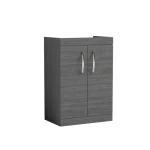 Floor Standing 2 Door Vanity Unit 600mm - Image 3