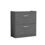 Floor Standing 2 Drawer Vanity Unit 800mm - Image 3