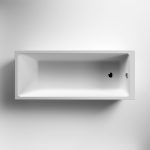 Thin-edge Square Single Ended Bath