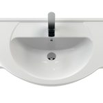 1200mm Round Ceramic Basin Curved Bowl And Wider Side