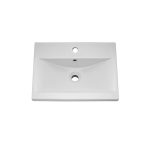 500mm Floor Standing Cabinet & Mid-Edge Basin - Image 2