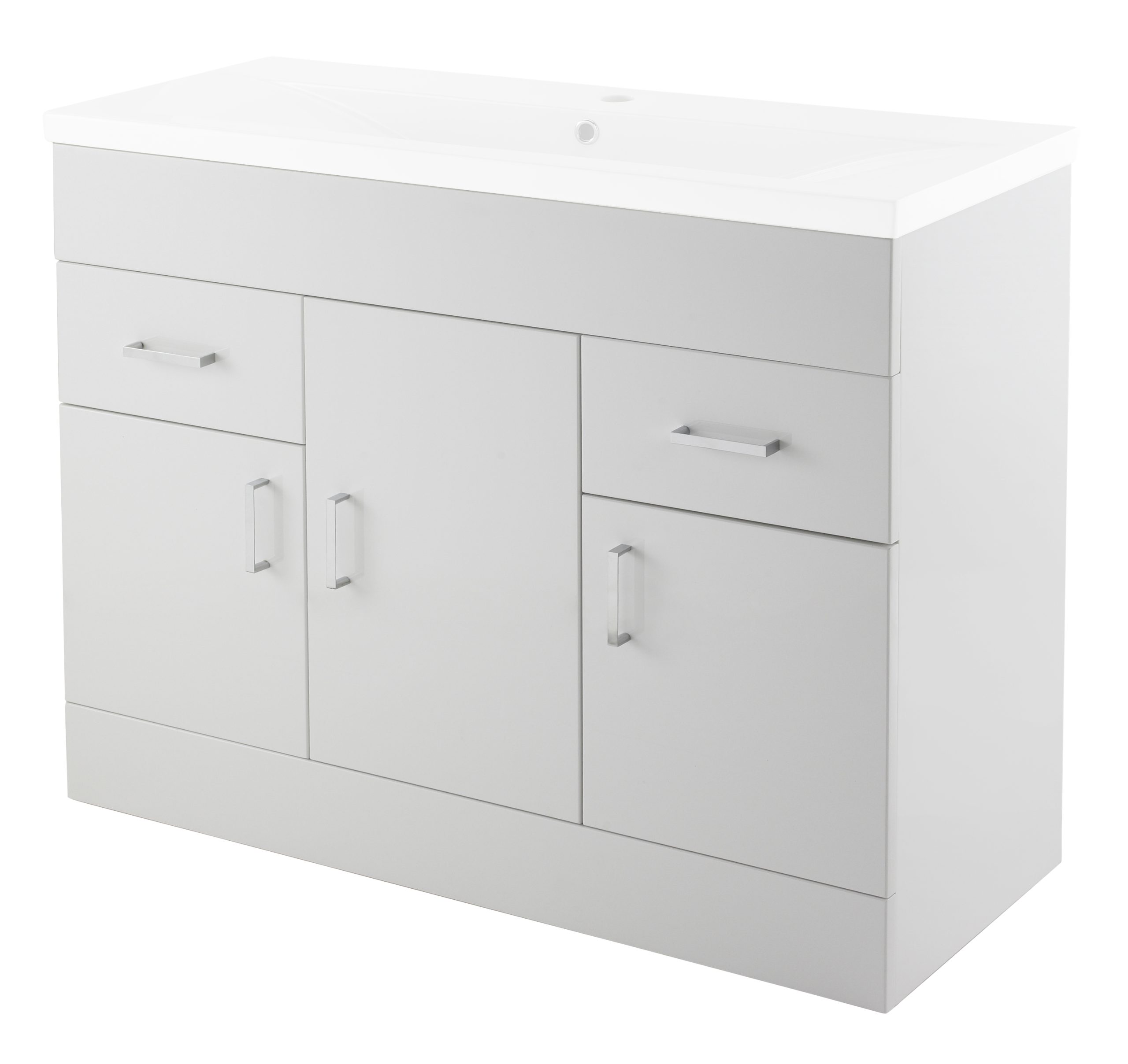 nvm107_furniture_v1_co.jpg Eden Floor Standing 3 Door 2 Drawer Vanity Cabinet 1000mm - Image 1