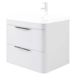 600mm Wall Hung 2 Drawer Cabinet Only