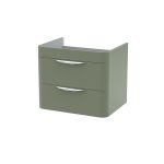 600mm Wall Hung 2 Drawer Cabinet Only - Image 3