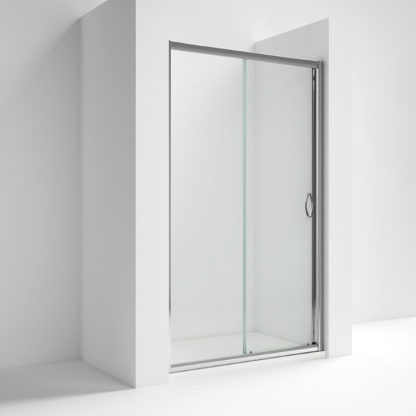 Ella 5mm chrome Single Sliding Door