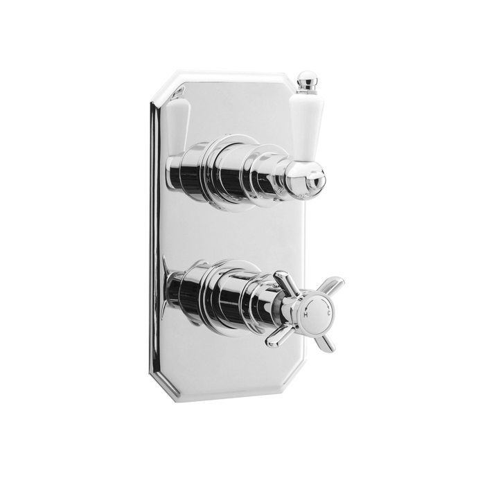 A3033-nuie-web.png Edwardian Twin Thermostatic Shower Valve-1 outlet - Image 1