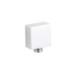 Square Outlet Elbow Chrome plated brass