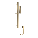 Brushed Brass Square Slide Rail Kit Brass  H685mm