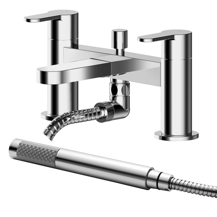 ARV304-nuie-web.png Arvan Chrome Bath Shower Mixer With Kit - Image 1