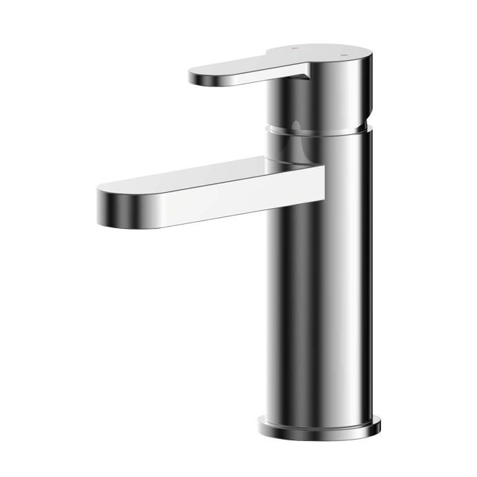 ARV305-nuie-web.png Arvan Chrome Mono Basin Mixer With Push Button Waste - Image 1