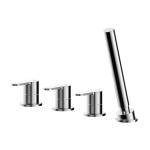 Arvan Chrome  4TH Bath Shower Mixer No Spout