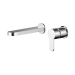 Arvan Chrome  2TH Basin Mixer Wall Mounted Without Plate