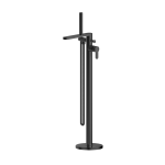 Arvan Matt Black  Bath Shower Mixer Freestanding With Kit