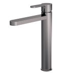 Arvan Brushed Pewter  High Rise Mono Basin Mixer