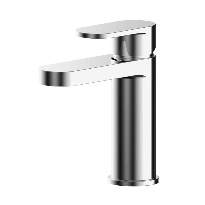 BIN305-nuie-web.png Binsey Chrome Mono Basin Mixer With Push Button Waste - Image 1