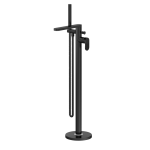 Cyprus Matt Black Bath Shower Mixer Freestanding, With Kit
