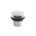 Push Button Bath Waste /No Overflow - for baths upto 25mm thick